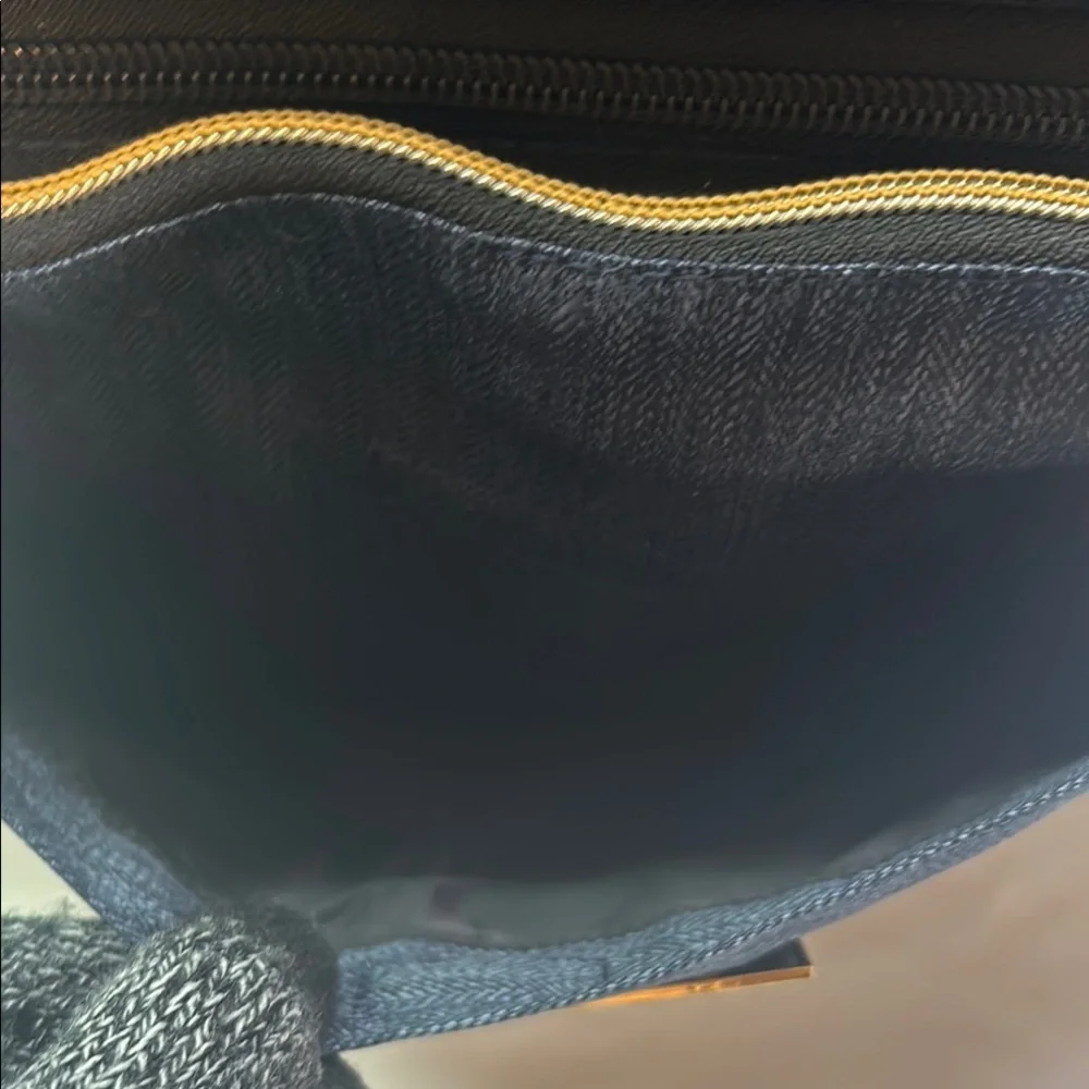 Lublu Denim Diaper Bag Blue EUC